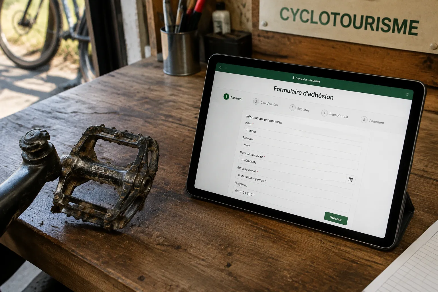 Adhésions en club cyclo : l'impact du passage au numérique