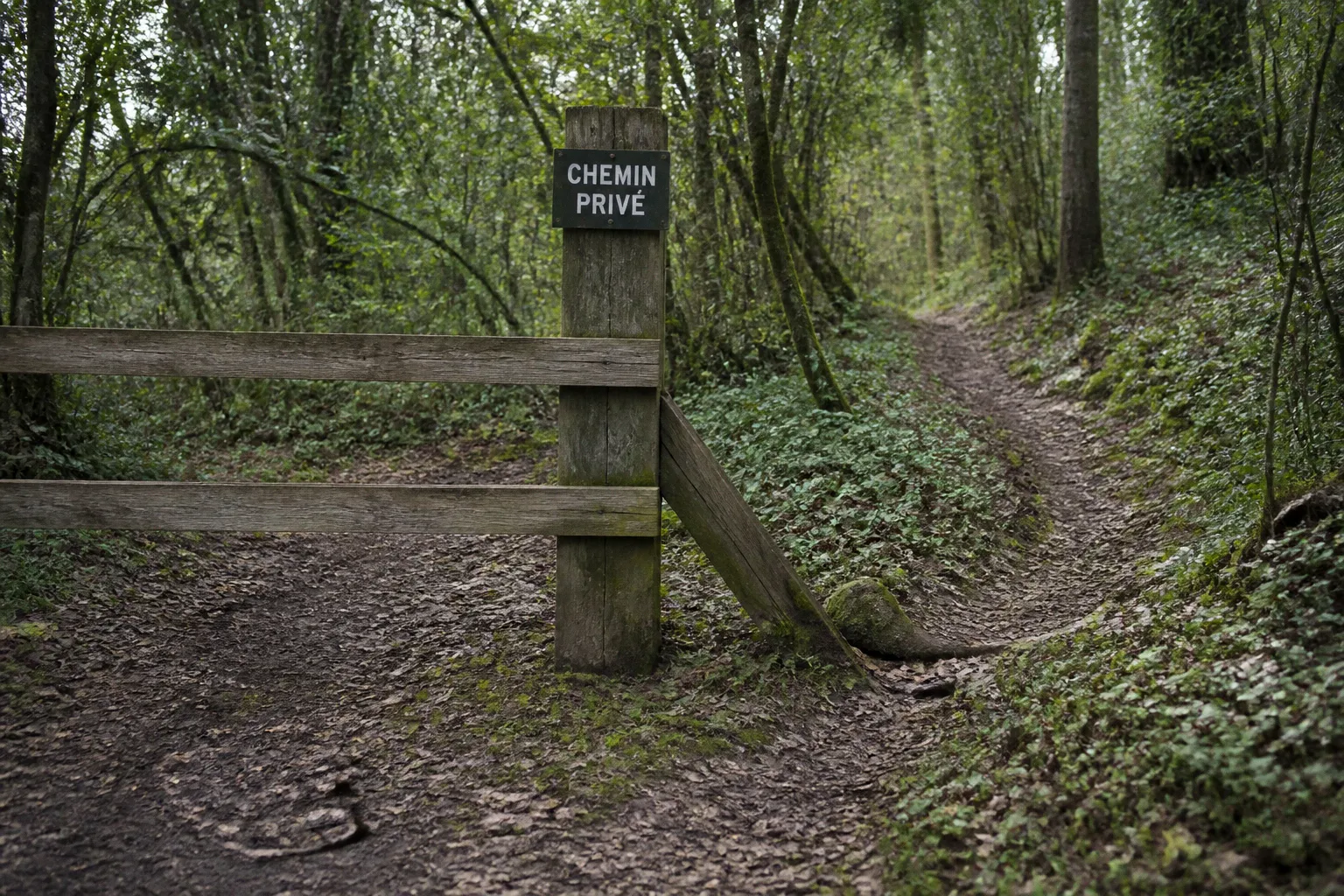 Chemin privé sur parcours VTT : le contournement sans détour