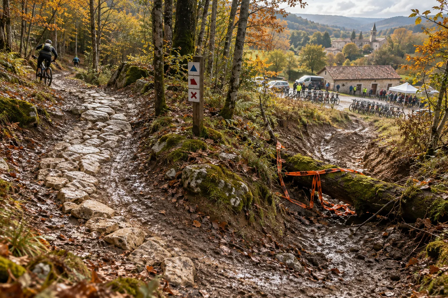Optimisation d'un tracé VTT : transformer un sentier technique