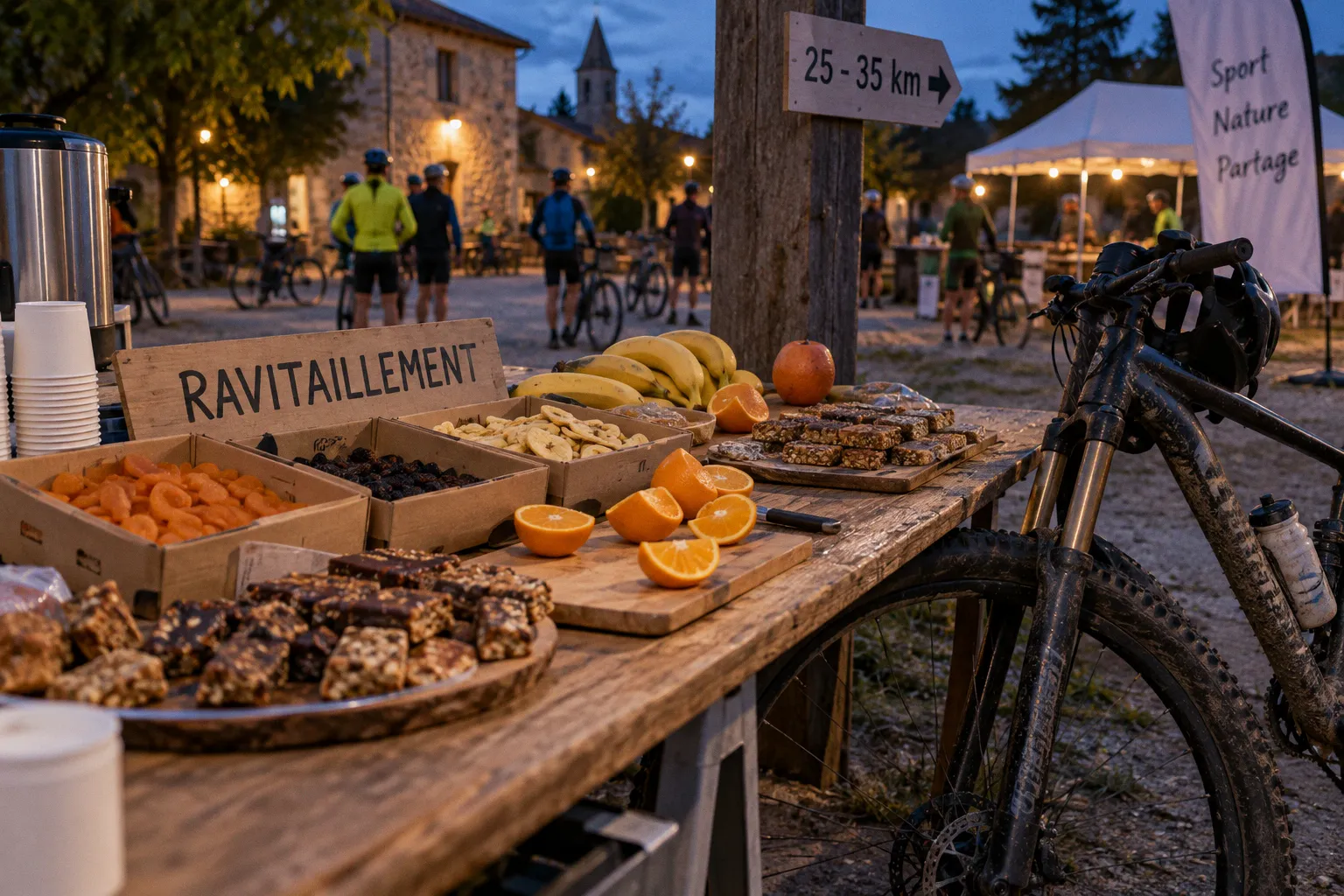 Ravitaillement en randonnée cycliste : optimiser la logistique