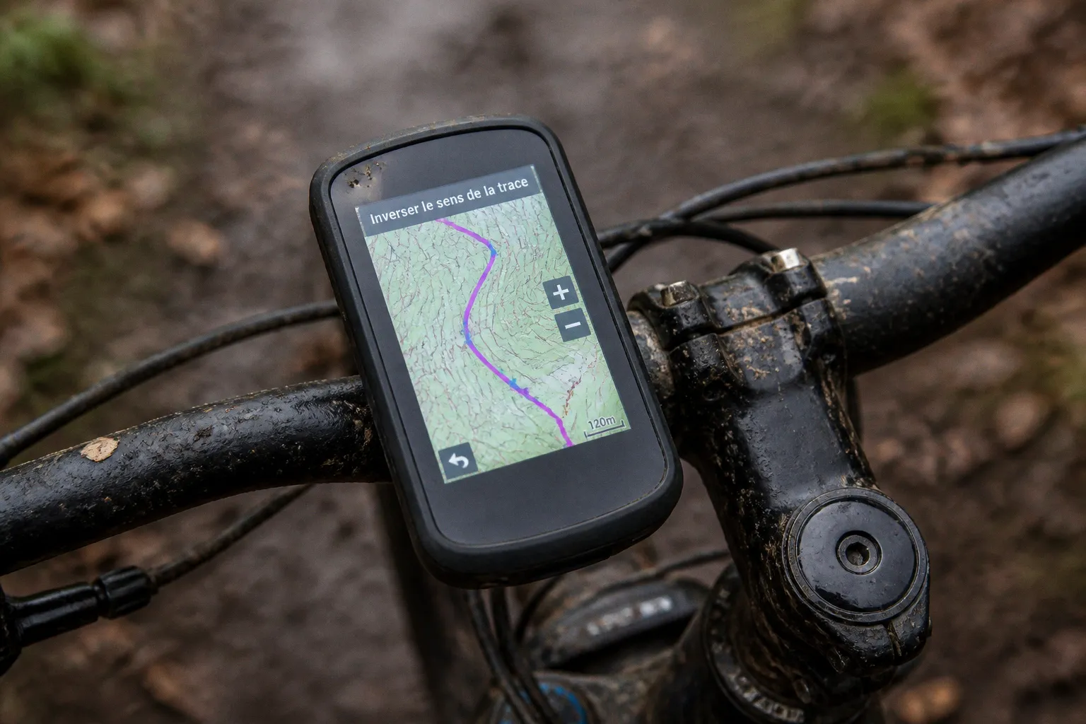 Trace GPX inversée sur GPS VTT : la solution express